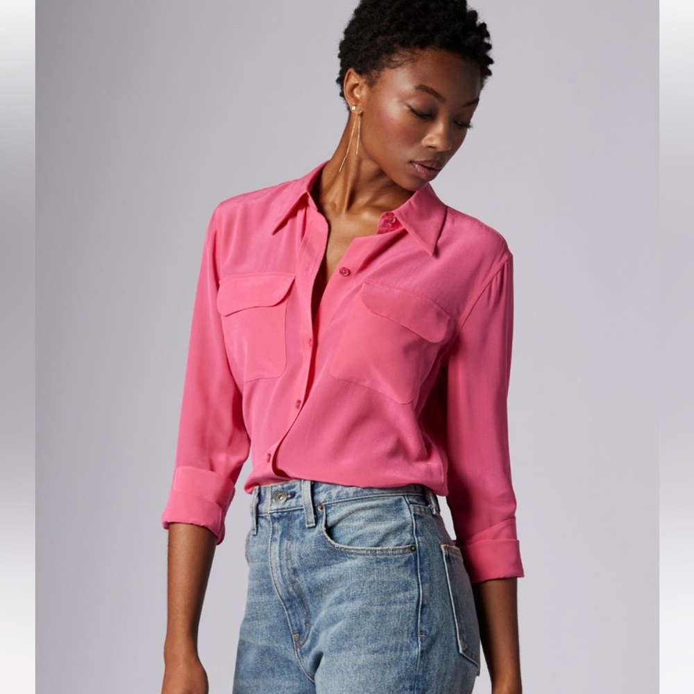 Equipment 100% silk Signature Shirt